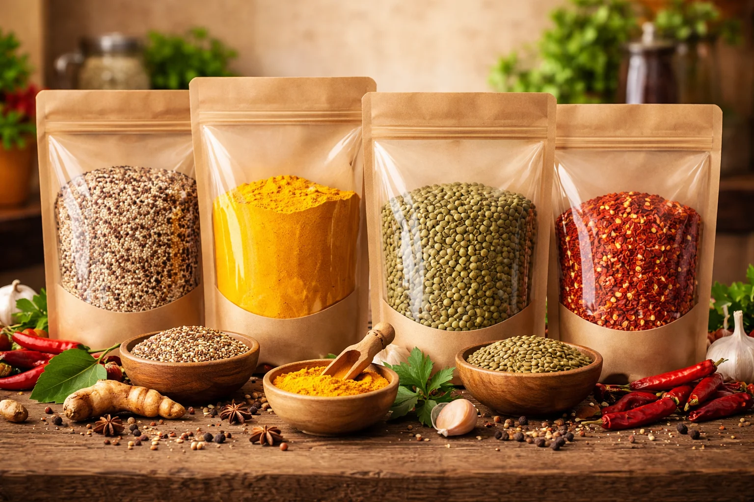 Packaging for Spices & Grains